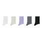 Black+Gray+Light Purple+White+Milk White