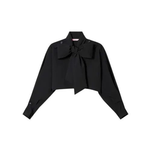 P.Salt Cropped Coats Women's Raven Black