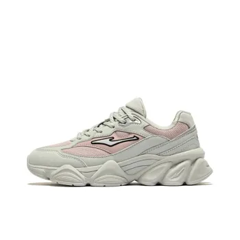 Erke East Rising Anti-Slip Wear-Resistant Low-Top Casual Shoes Women's Gray Pink