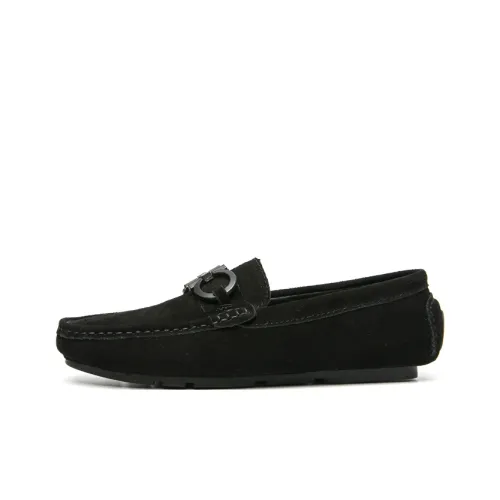 Wooden houses Gommino Loafers Men