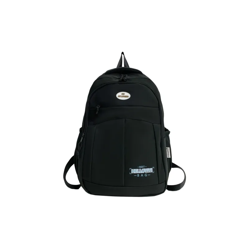 OURFUN Nylon Fabric Backpack Unisex Multicolor-1