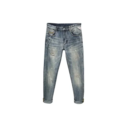 JUCY JUDY Jeans Men Vintage Blue