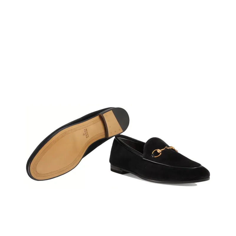 GUCCI Jordaan Casual Single Shoes Women's Black-5