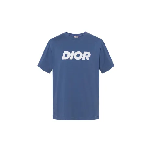 DIOR T-Shirts Men Blue