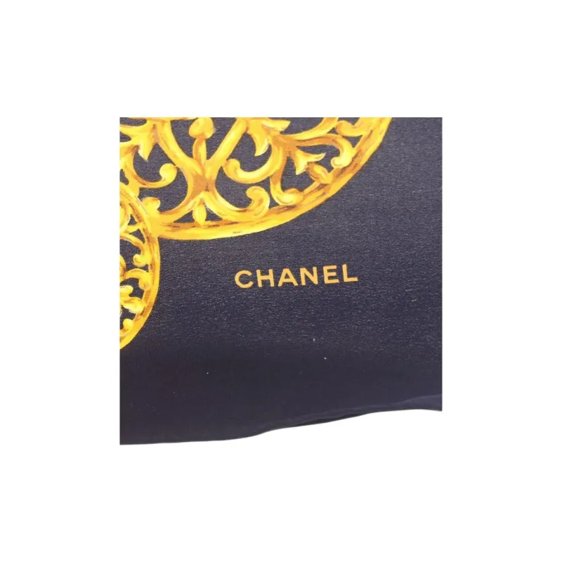 CHANEL Silk Silk Scarves Women's Multicolor-1