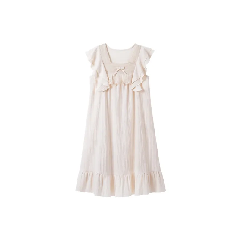 OUSHIBO Nightgown Women's Apricot-0