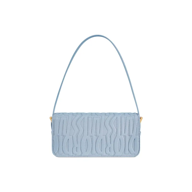 DIOR Miss Dior Cow Leather Handbag Shoulder Bag Women's Light Blue-3