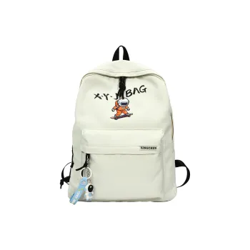 OURFUN Nylon Backpack Regular Women's Black/White/Pink/Light Green/Lake Blue