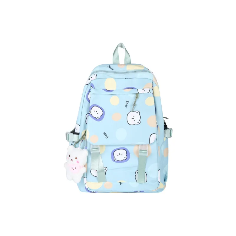 Venerable Brahma Nylon Backpack Women's Black/Yellow/Green/Blue/Pink-2