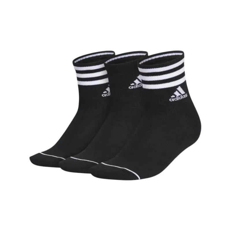 Adidas Free Shipping With AdiClub Cushioned 3 Stripes High Quarter Socks 3 Pairs-0