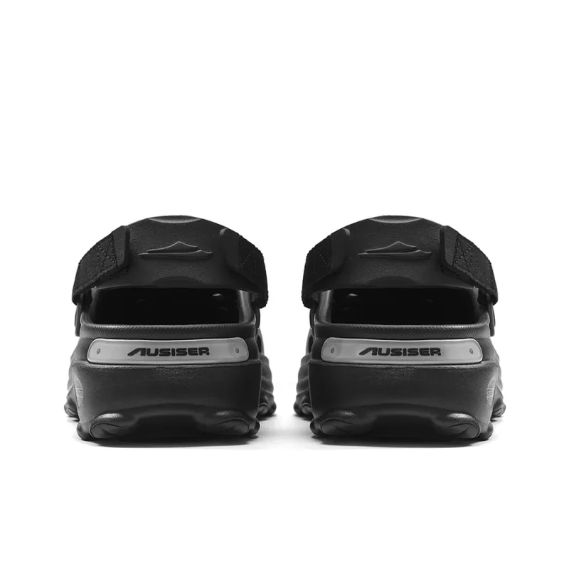 AUSISER Strap Sandals Unisex Black-3