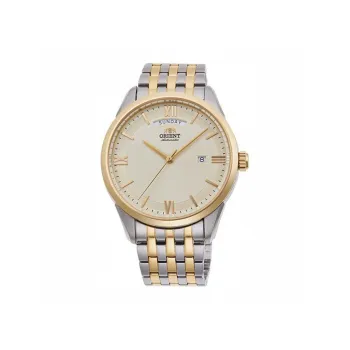 ORIENT Automatic/Manual Mechanical Movement Stainless Steel Strap Watch 47*40.8mm Unisex Gold Dial