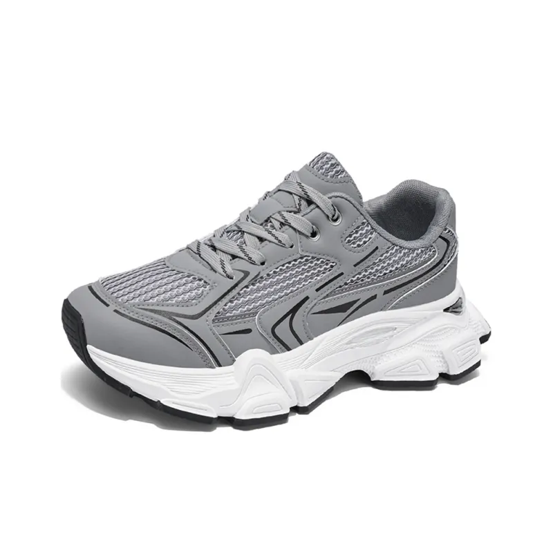 JKEM Cushioning Breathable Height Increasing Low Top Chunky Sneakers Men's-11