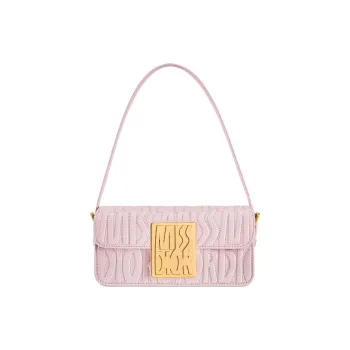 DIOR Miss Dior Cow Leather Handbag Shoulder Bag Women's Light Pink
