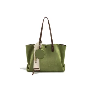 CLEVER& KETCH PU Tote Bag Shoulder Bag Women's Green