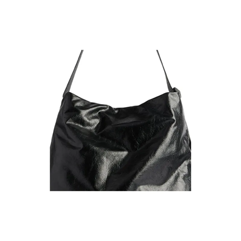 Balenciaga Logo Plaque Large Shoulder Bag-4
