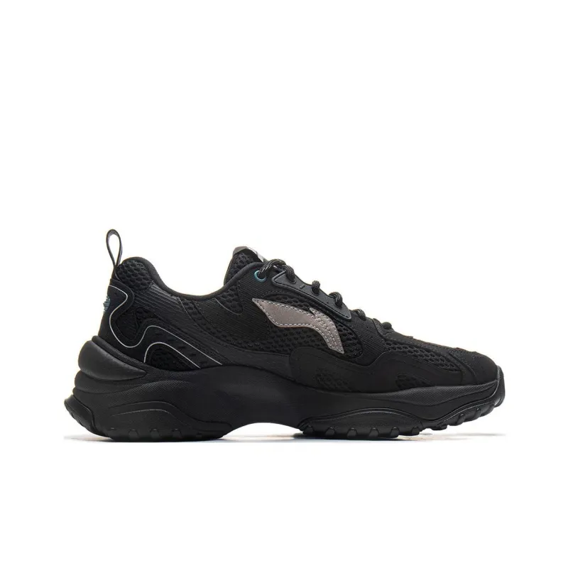 LiNing Chu Rui V2 Anti Slip Wear Resistant Low Top Casual Shoes Men's Black-1