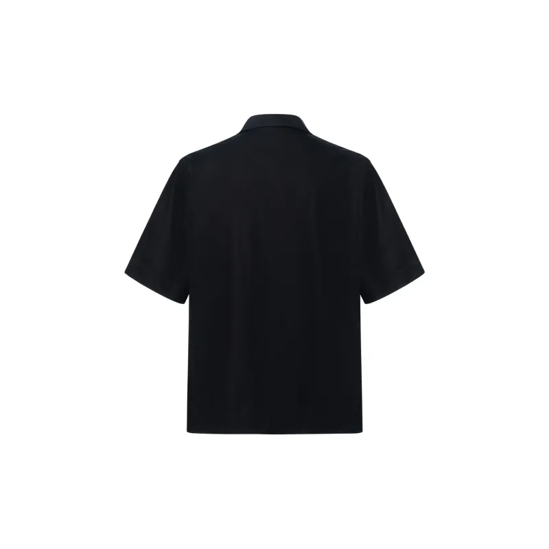 Givenchy Short Sleeve Collar Boxy Fit Shirt-1