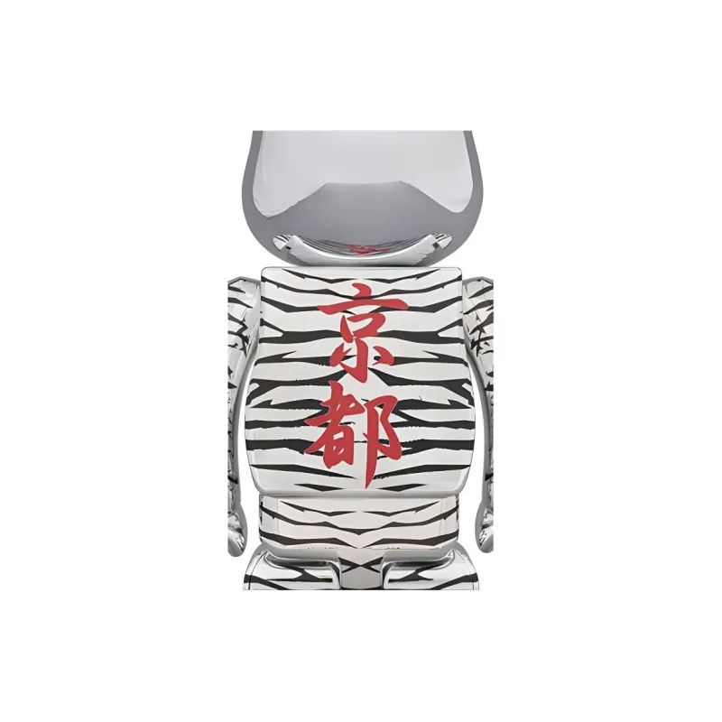 Bearbrick X Tyga X Hajime Sorayama 100% & 400% Set Silver-3