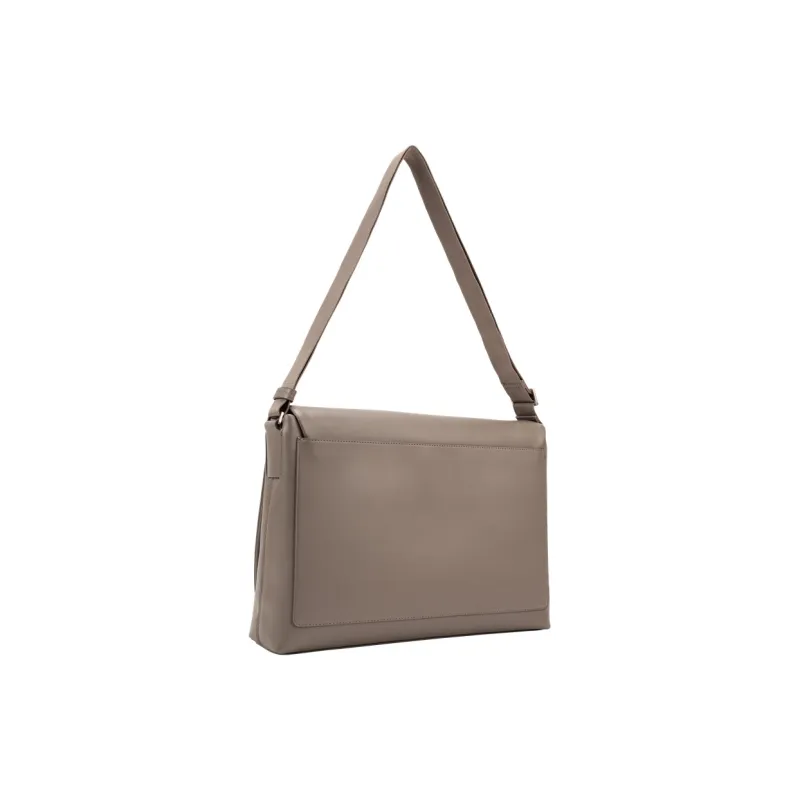 CALVIN KLEIN Synthetic Material Crossbody Bag, Shoulder Bag Men's Taupe-1