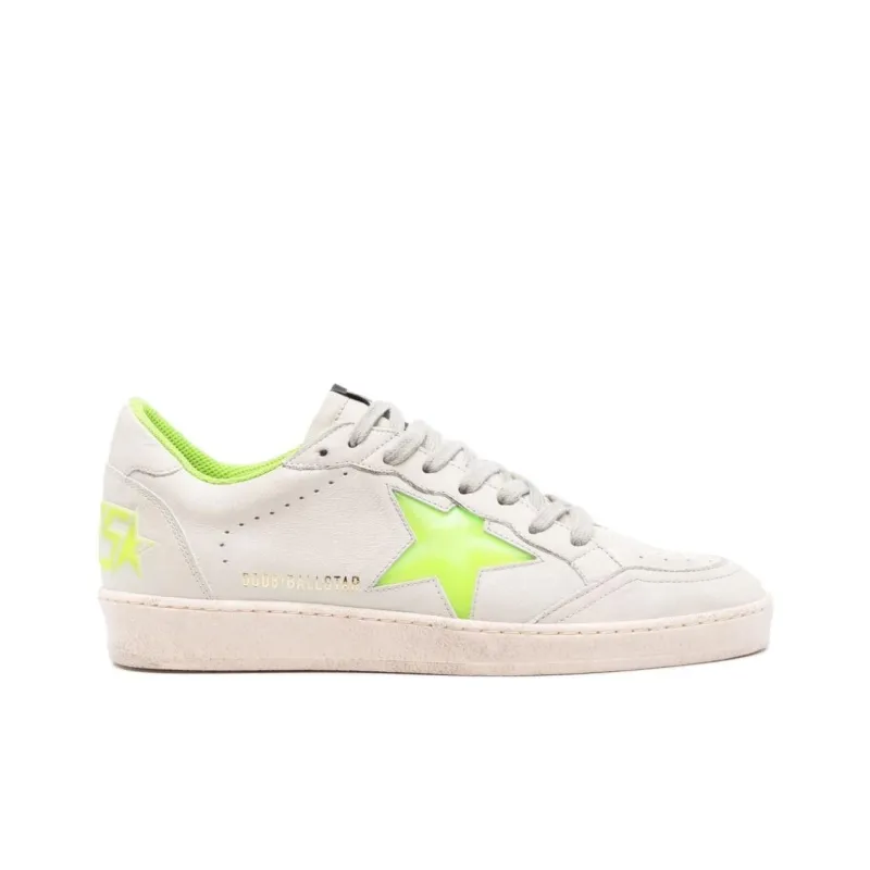 Golden Goose Ball Star Low Top Skateboard Shoes Men's Gray-1