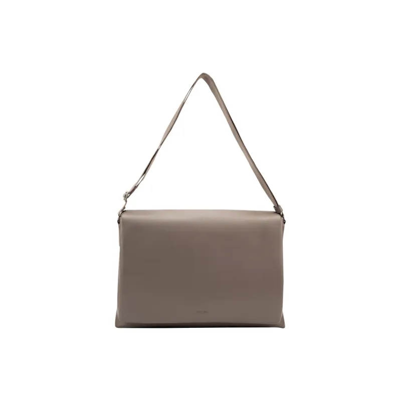 CALVIN KLEIN Synthetic Material Crossbody Bag, Shoulder Bag Men's Taupe-0