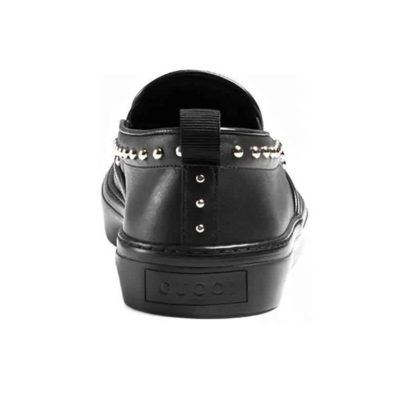 GUCCI Stylish Skateboarding Shoes Women's Black-3