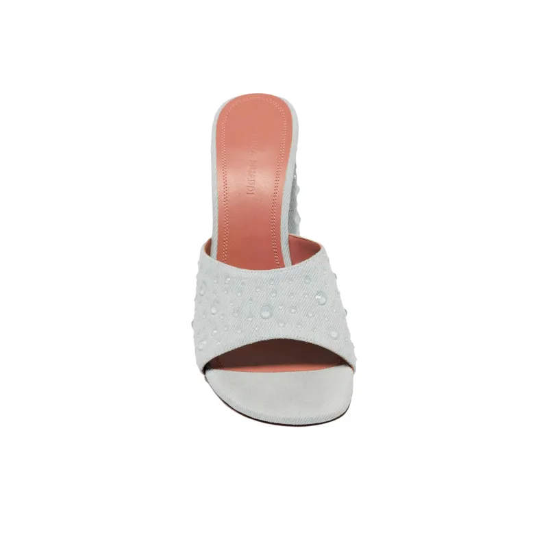 AMINA MUADDI Slide Slippers 9.5cm Women's White-2