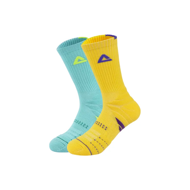 PEAK Basketball Socks Unisex 2 Pack-8