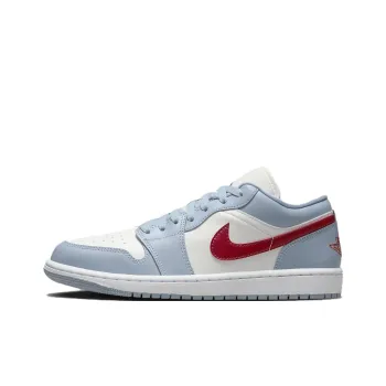 JORDAN 1 Low Blue Whisper Dune Red Women's