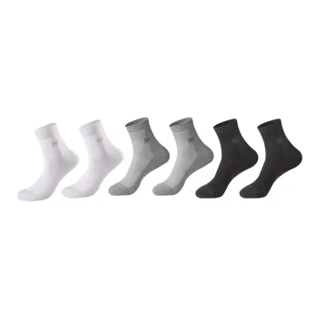 H YXIANG Mid Calf Socks Men's 6 Pack