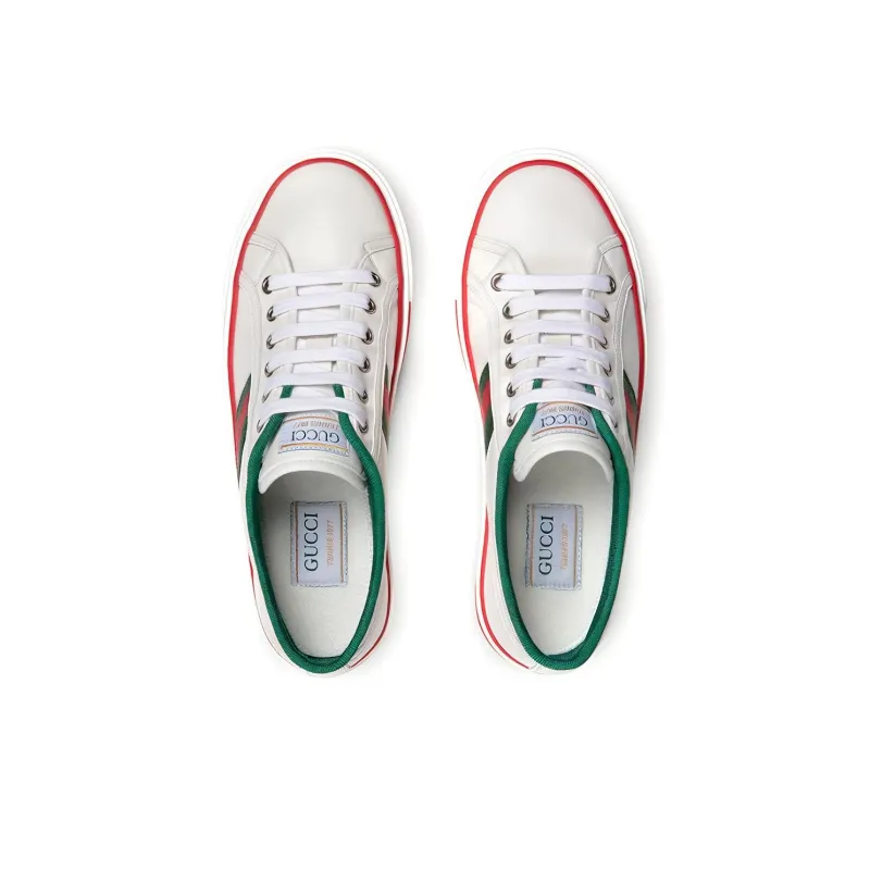 GUCCI Tennis 1977 White Green Red Women's-3