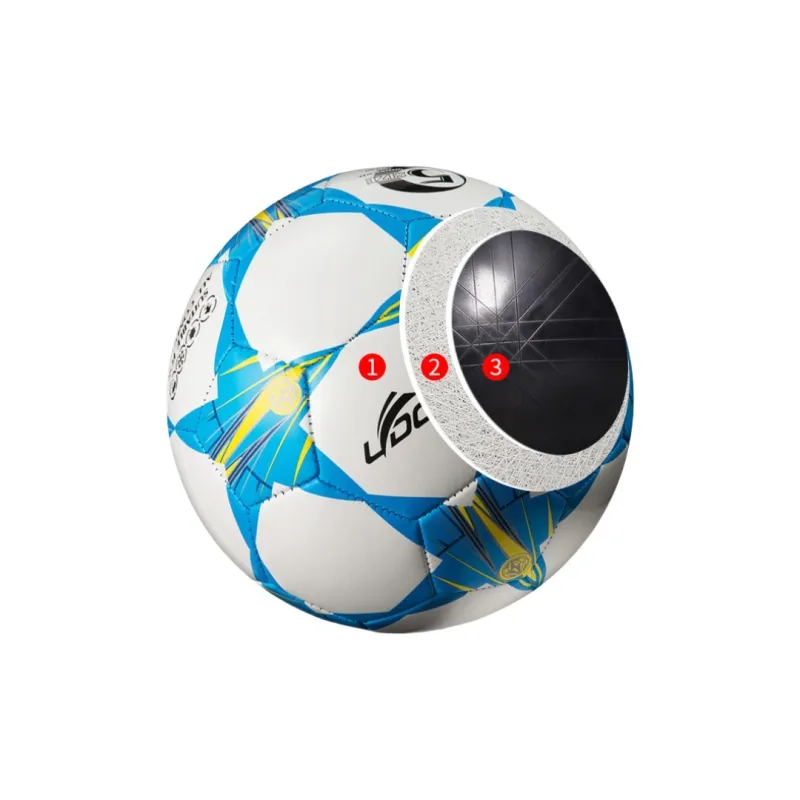 Ledo Size 4 And Size 5 Soccer PU Machine Stitched Soccer Ball Unisex-2