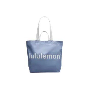 Lululemon Cotton Tote Bag Shopping Bag Shoulder Bag Handbag Regular Women's Oasis Blue