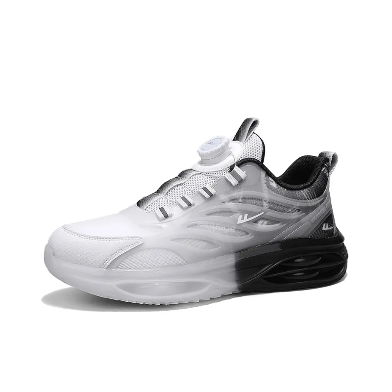 Warrior Cushioning Height Increase Low Top Training Running Shoes Men's Gray Black-2