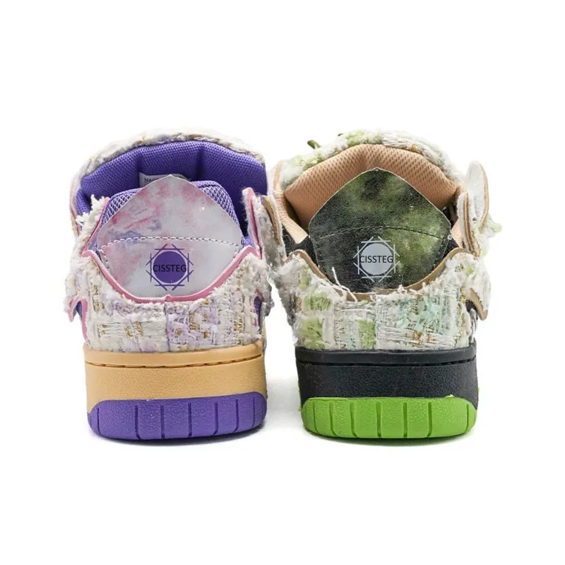CISSTEG Anti-Slip And Wear-Resistant Height Increasing Moisture-Wicking Low-Top Skateboard Shoes Unisex-28