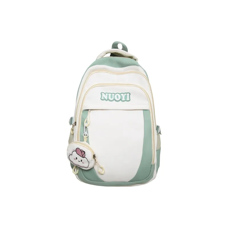 KAKAXI Nylon Backpack Unisex Black/Red/Purple/Coffee/Green-10