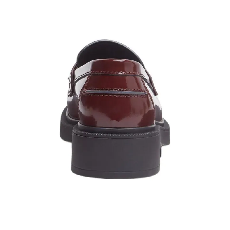 FENDI Filo Loafers 4cm Women's Burgundy-4
