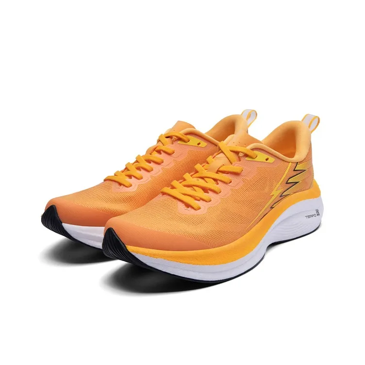 LPMX Running Shoes Men Low Top Orange Yellow-2