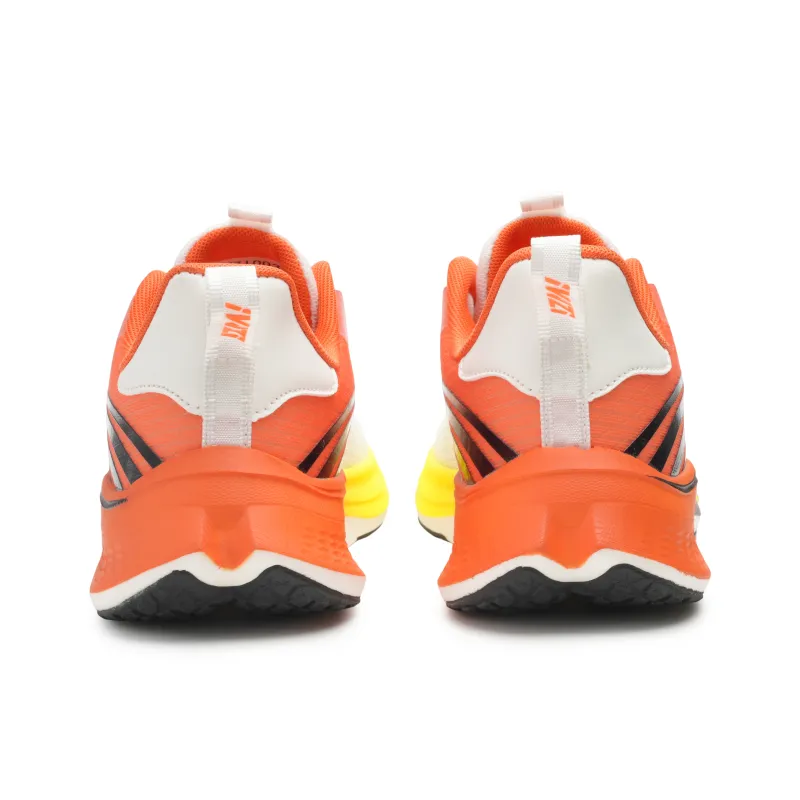 IWZI Low Top Running Shoes Unisex Crimson Orange Gale-3