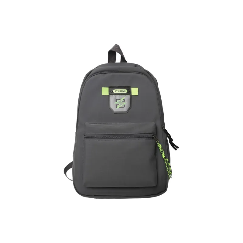 OURFUN Nylon Backpack Light Gray/Dark Gray/Black/Orange/Blue-3