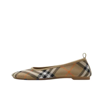 Burberry Casual Single Shoes Women's Umber