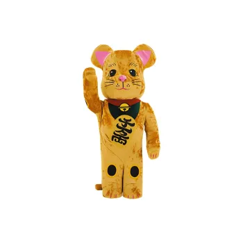 BE@RBRICK Lucky Cat Gold Costume Edition