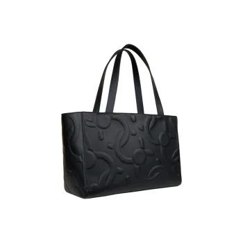 CAFUNE Cow Leather Tote Bag Shopping Bag Shoulder Bag Handbag Women's Black