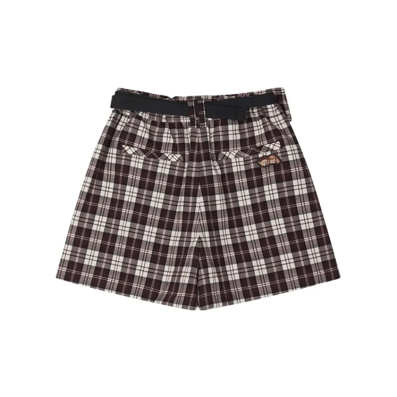 Teenie Weenie x &PACAIN Casual Shorts Women's Burgundy-1