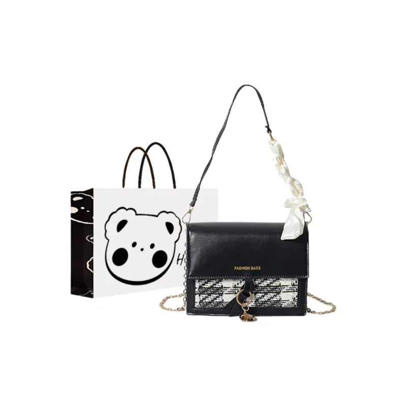 NX DOUGHNUT PU Crossbody Bag Shoulder Bag Regular Women's White/Black-4