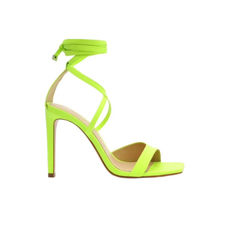 Schutz Bryce Strap Sandals 10.8cm Women's Green-1