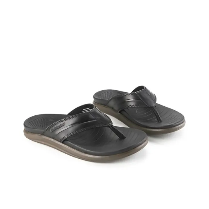 Hush Puppies Flip Flops Men's Black-2
