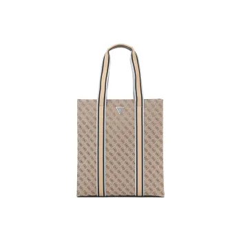 GUESS Polyester Tote Bag Shopping Bag Handbag Large Size Men's Light Beige