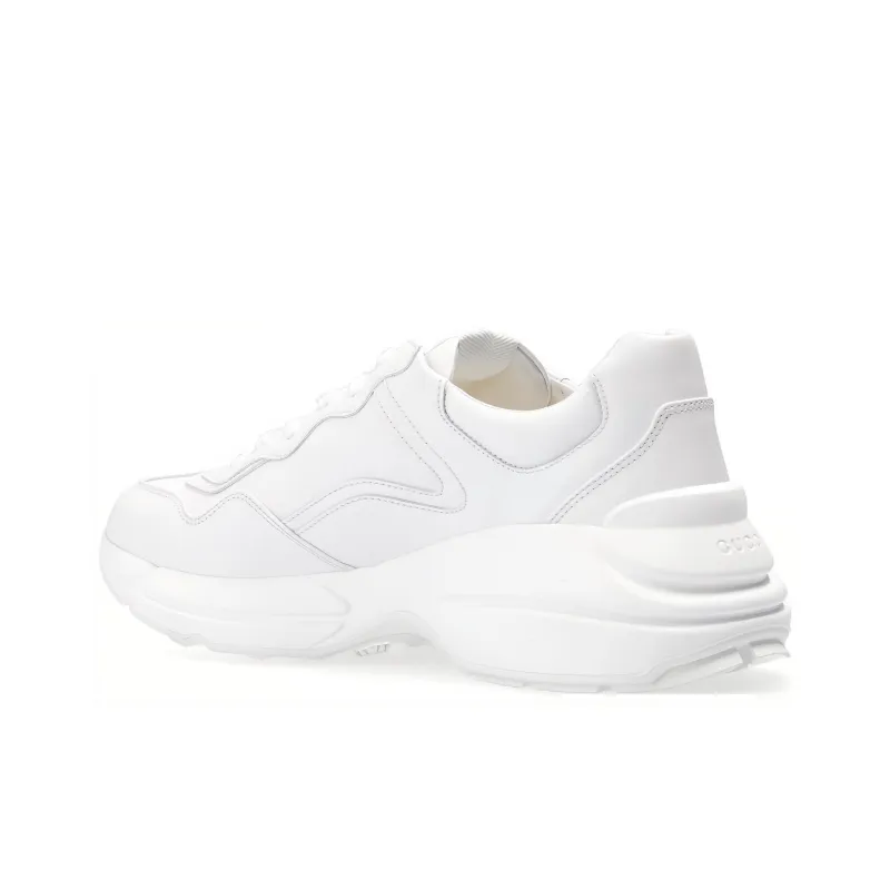 GUCCI Rhyton Low Top Chunky Sneakers Men's White-2